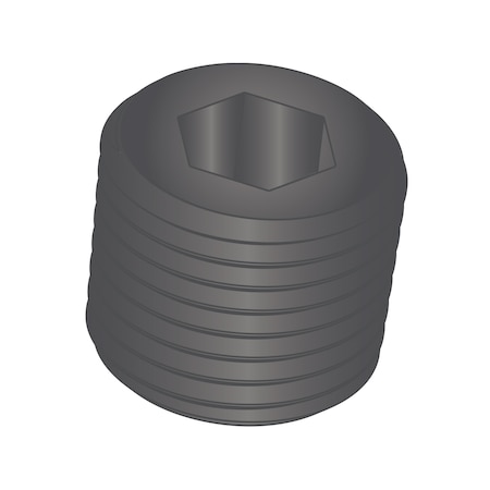 Huyett Plug, Pipe 1/4 HX SKT SAE J531 LC PL PP-0250E31-LCPL